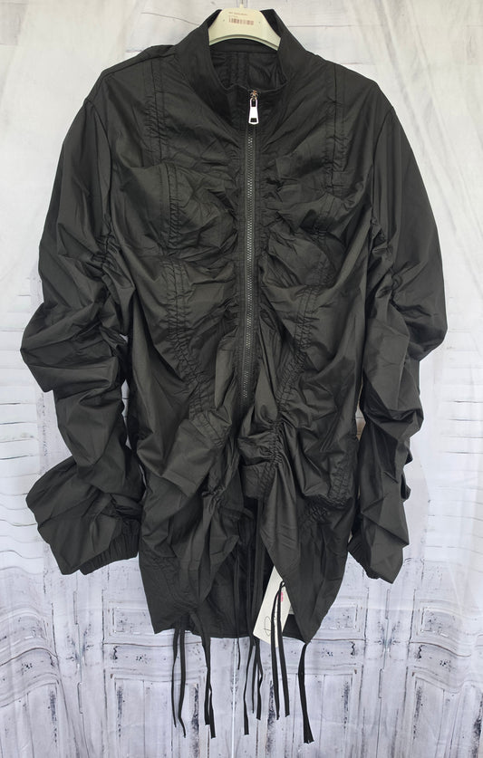 Schnürchenjacke schwarz, Grösse onesize, 38 - 42/44 von ROSE