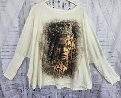 Sweatshirt "Princess", Grösse onesize 38 bis 50 von ROSE