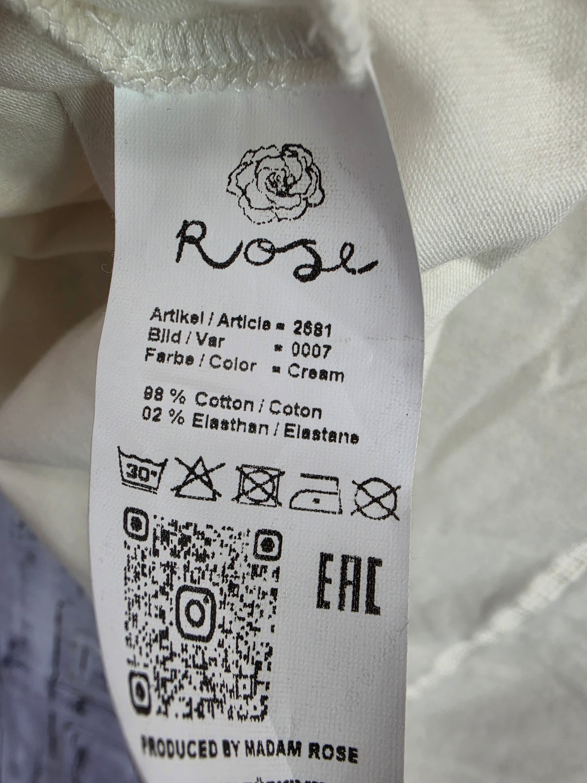 Sweatshirt "Princess", Grösse onesize 38 bis 50 von ROSE