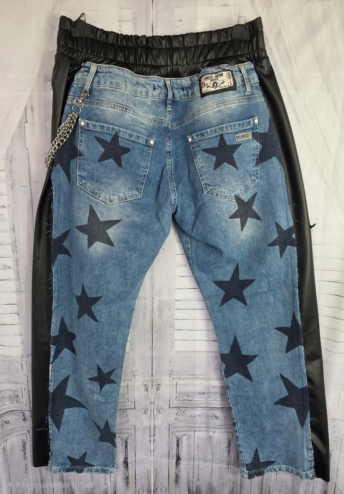 Jeanshose "Stars", Grösse onesize 38 - 44, von ROSE
