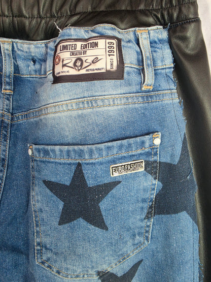Jeanshose "Stars", Grösse onesize 38 - 44, von ROSE