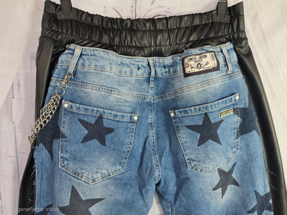 Jeanshose "Stars", Grösse onesize 38 - 44, von ROSE