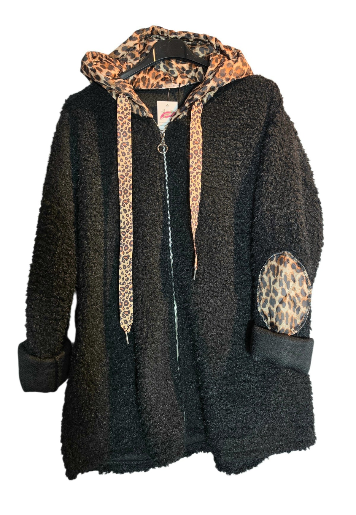 Kapuzenjäggli "Leo" schwarz, onesize 38 bis 44 von ISSIMA