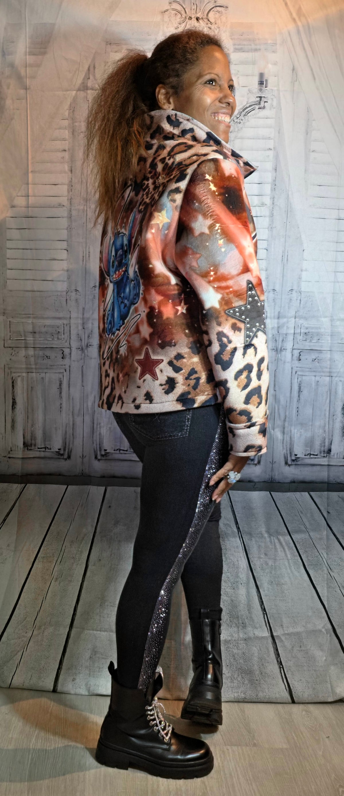 Übergangsjacke "Stitch", Grösse onesize 38 - 44