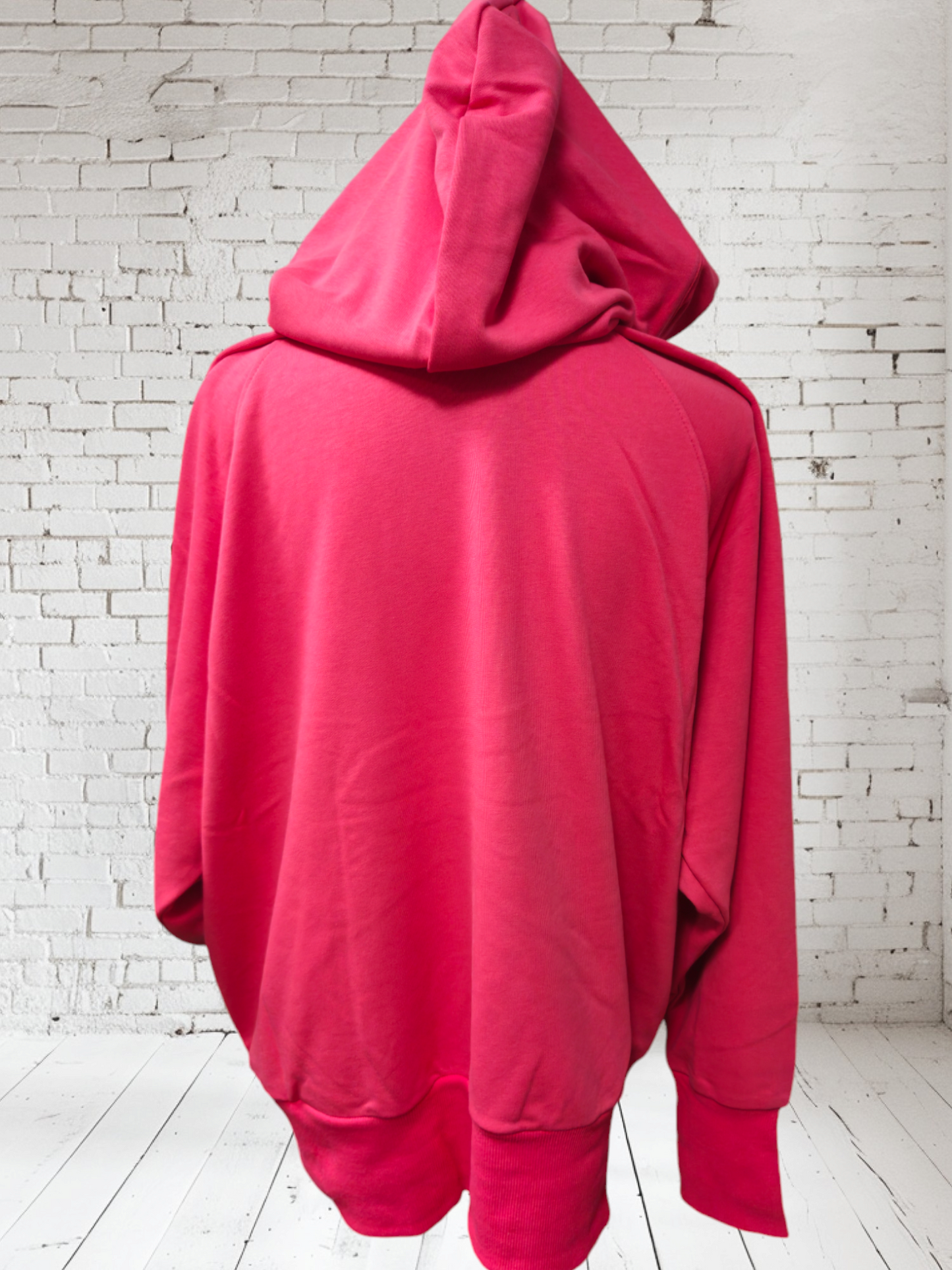 Kapuzensweatshirt "Peanuts" pink, Onesize bis Grösse 46