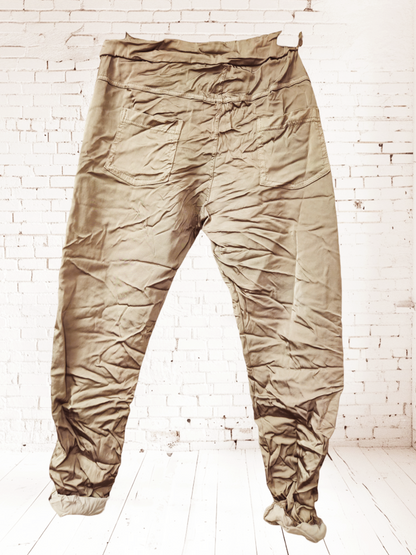 Hammer Shiny-Hose ,Dunkelbeige,  Onesize bis 42/44