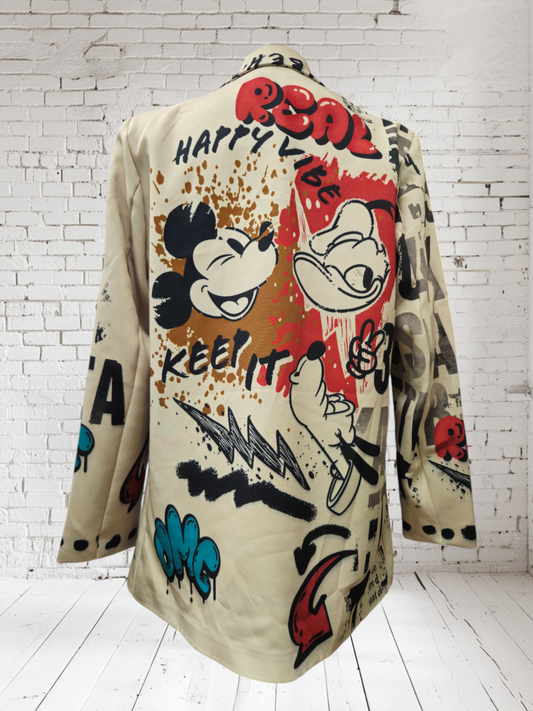 Shortblazer "Mickey & Donald" Onesize bis 42