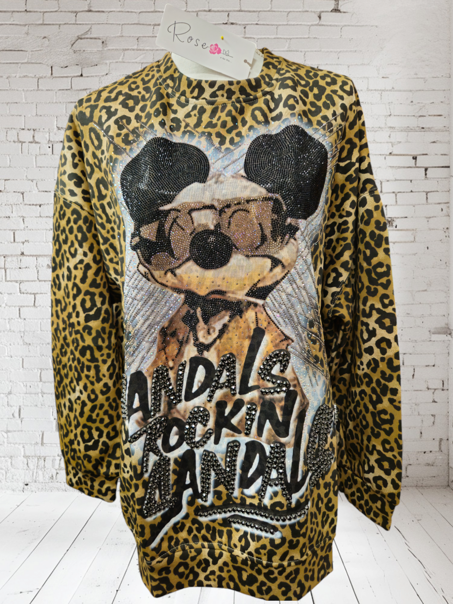 Sweatpullover "Mickey Leo" Onesize bis 44