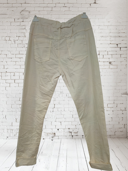 Stretchhose hellbeige, Onesize 42/44