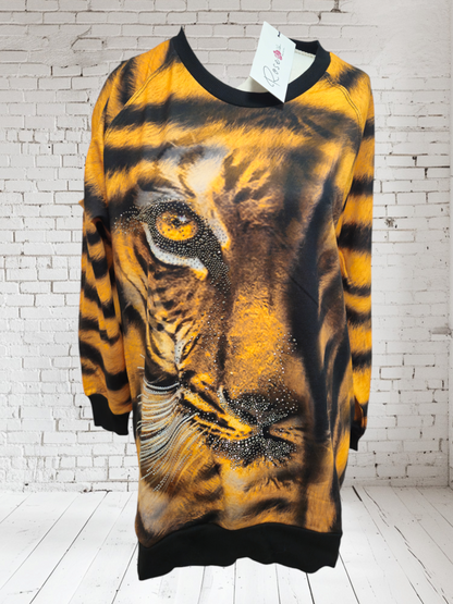 Sweatshirt "Tiger", Onesize bis 42