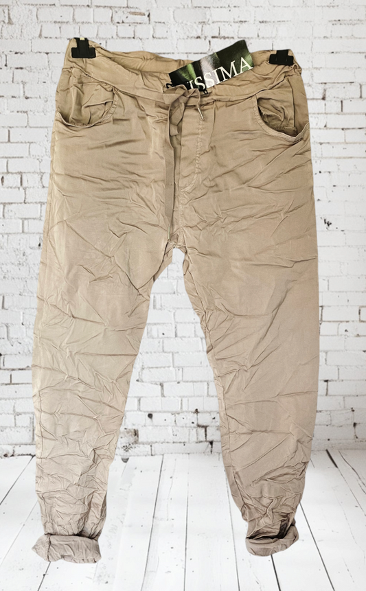 Hammer Shiny-Hose ,hellbeige,  Onesize bis 42/44