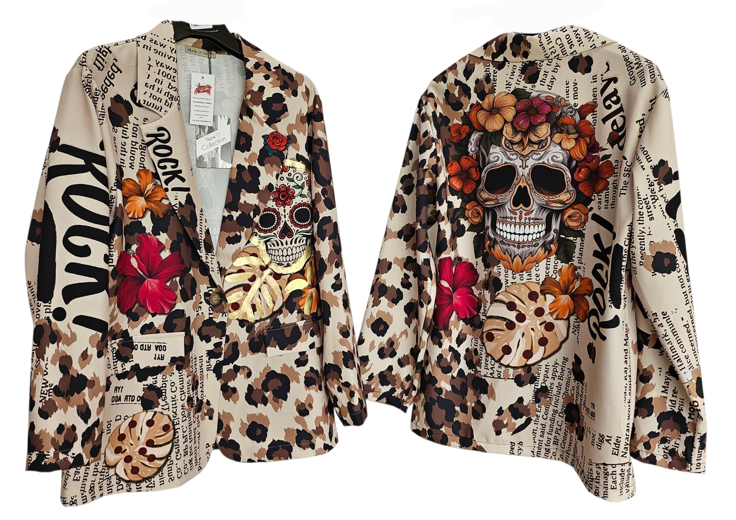 Blazer "Skull", Grösse onesize 40 bis 42/44 von ISSIMA