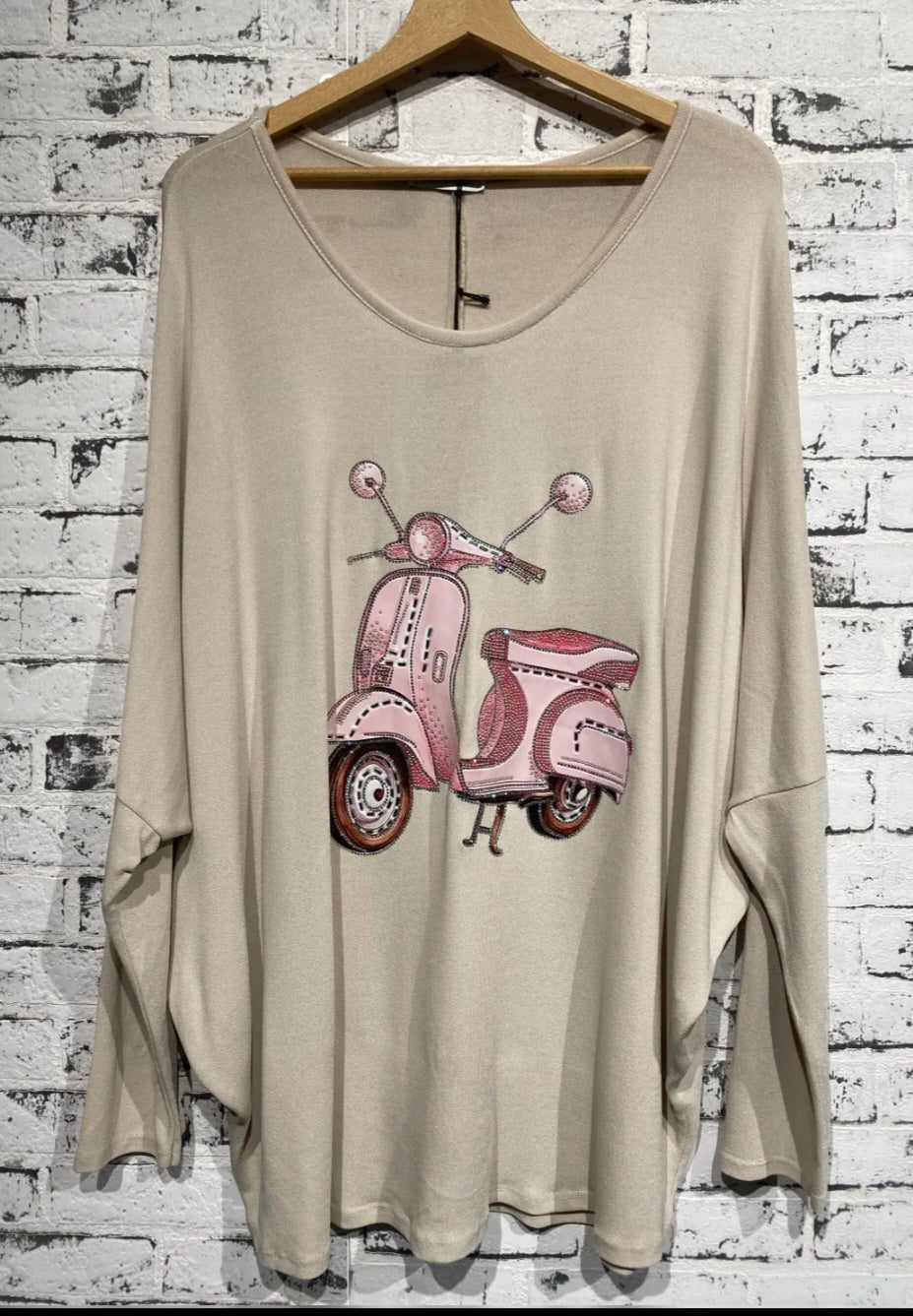 Sweatshirt "Vespa", Grösse onesize 42 bis 44/46 von ISSIMA