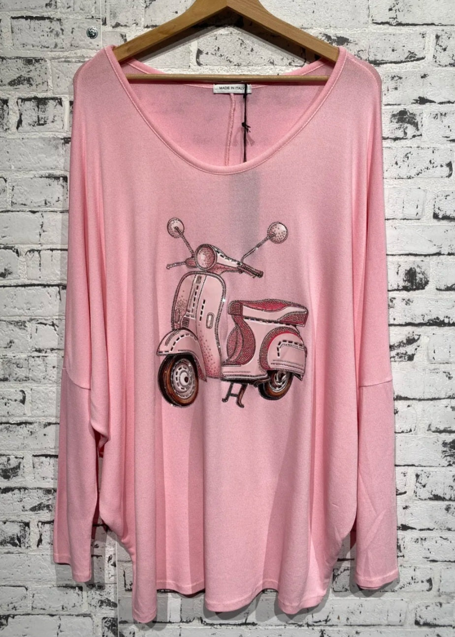 Sweatshirt "Vespa", Grösse onesize 42 bis 44/46 von ISSIMA
