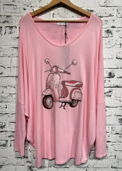 Sweatshirt "Vespa", Grösse onesize 42 bis 44/46 von ISSIMA