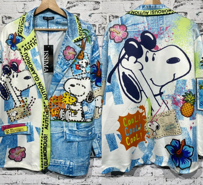 Blazer "Snoopy", Grösse onesize 40 bis 42/44 von ISSIMA
