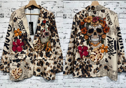 Blazer "Skull", Grösse onesize 40 bis 42/44 von ISSIMA