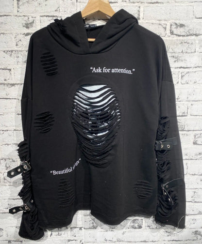 Pullover "Skull stylisch" in schwarz, onesize 38 bis 42/44 von ISSIMA