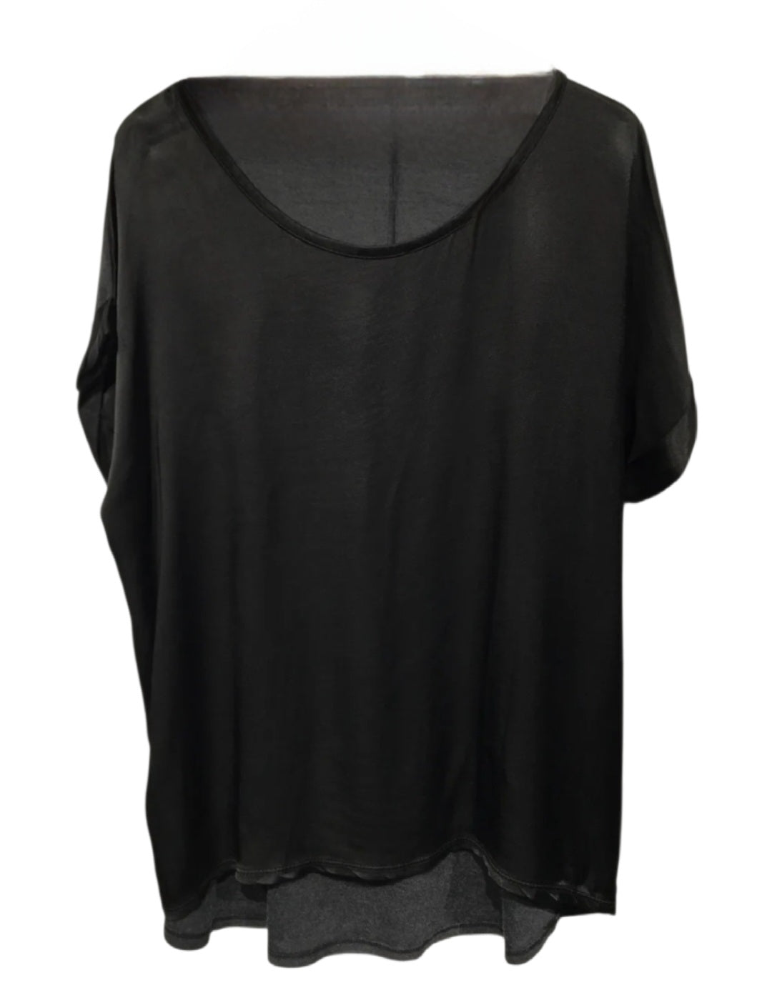 Tshirt schwarz "Two Faces", Gr. onesize 38 bis 42/44 von ISSIMA