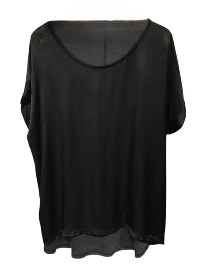 Tshirt schwarz "Two Faces", Gr. onesize 38 bis 42/44 von ISSIMA
