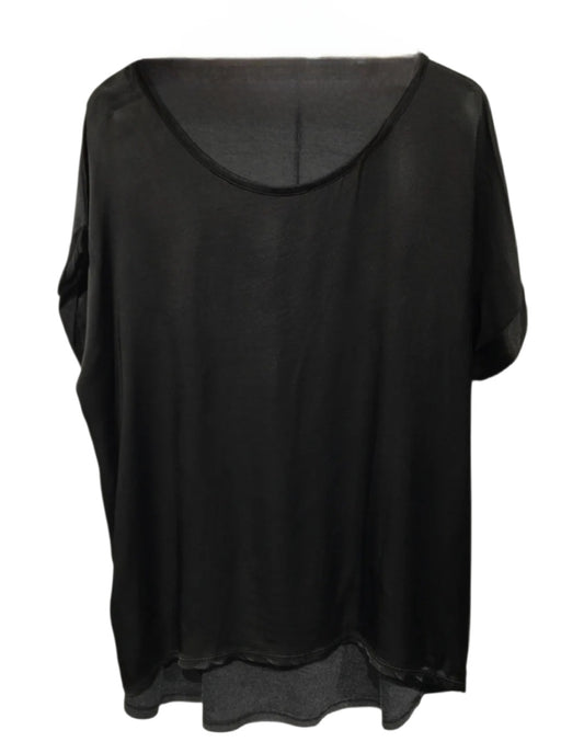 Tshirt schwarz "Two Faces", Gr. onesize 38 bis 42/44 von ISSIMA