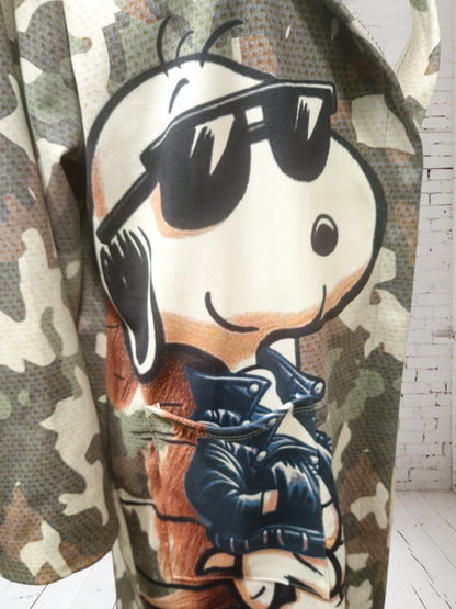 Longblazer mit Kapuze "SNOOPY", camouflage