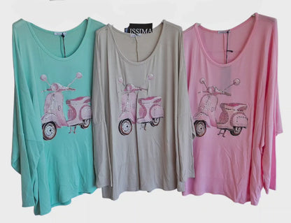 Sweatshirt "Vespa", Grösse onesize 42 bis 44/46 von ISSIMA