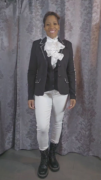 Blazer court "Skull", différentes tailles