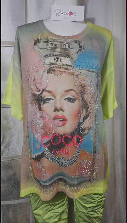 Feinstrick Tshirt "Mariylin", Gr. onesize bis 44 von ROSE
