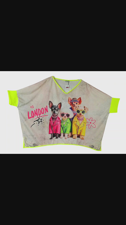 Tshirt XXL "Dogs", Gr. 44 bis 50 von ROSE
