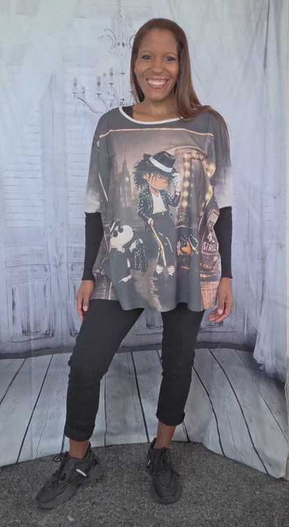 Sweatshirt "Mickey Jackson", Grösse onesize 38 bis 50 von ROSE