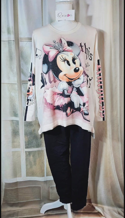 Pullover weiss "Minnie", Gr. 40 - 44 von ROSE