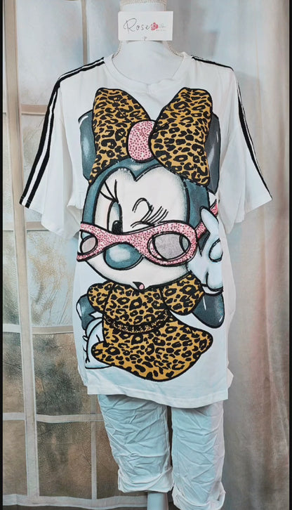 Tshirt weiss "Minnie", Gr. 40 bis 44 von ROSE