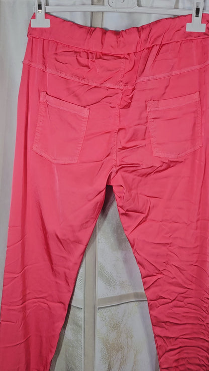 Shiny-Stretchhose, coral, onesize 38 bis 42/44