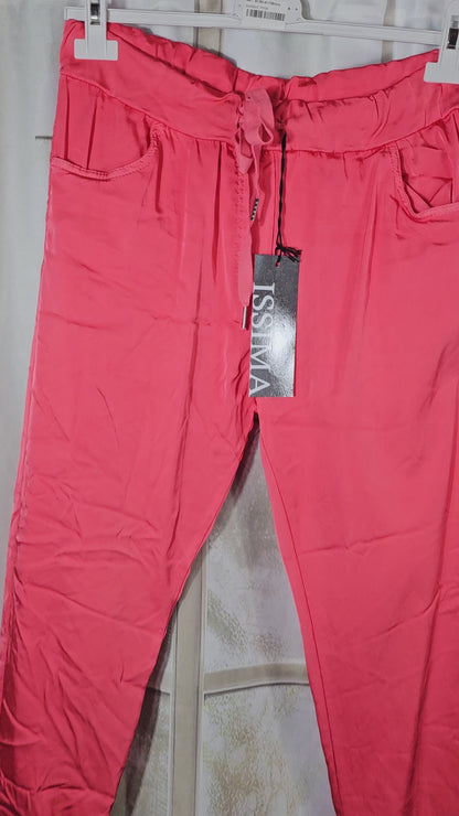Shiny-Stretchhose, coral, onesize 38 bis 42/44