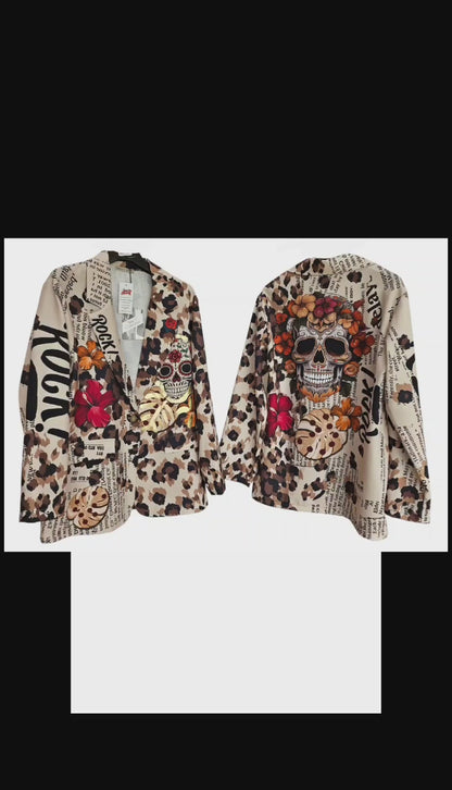 Blazer "Skull", Grösse onesize 40 bis 42/44 von ISSIMA