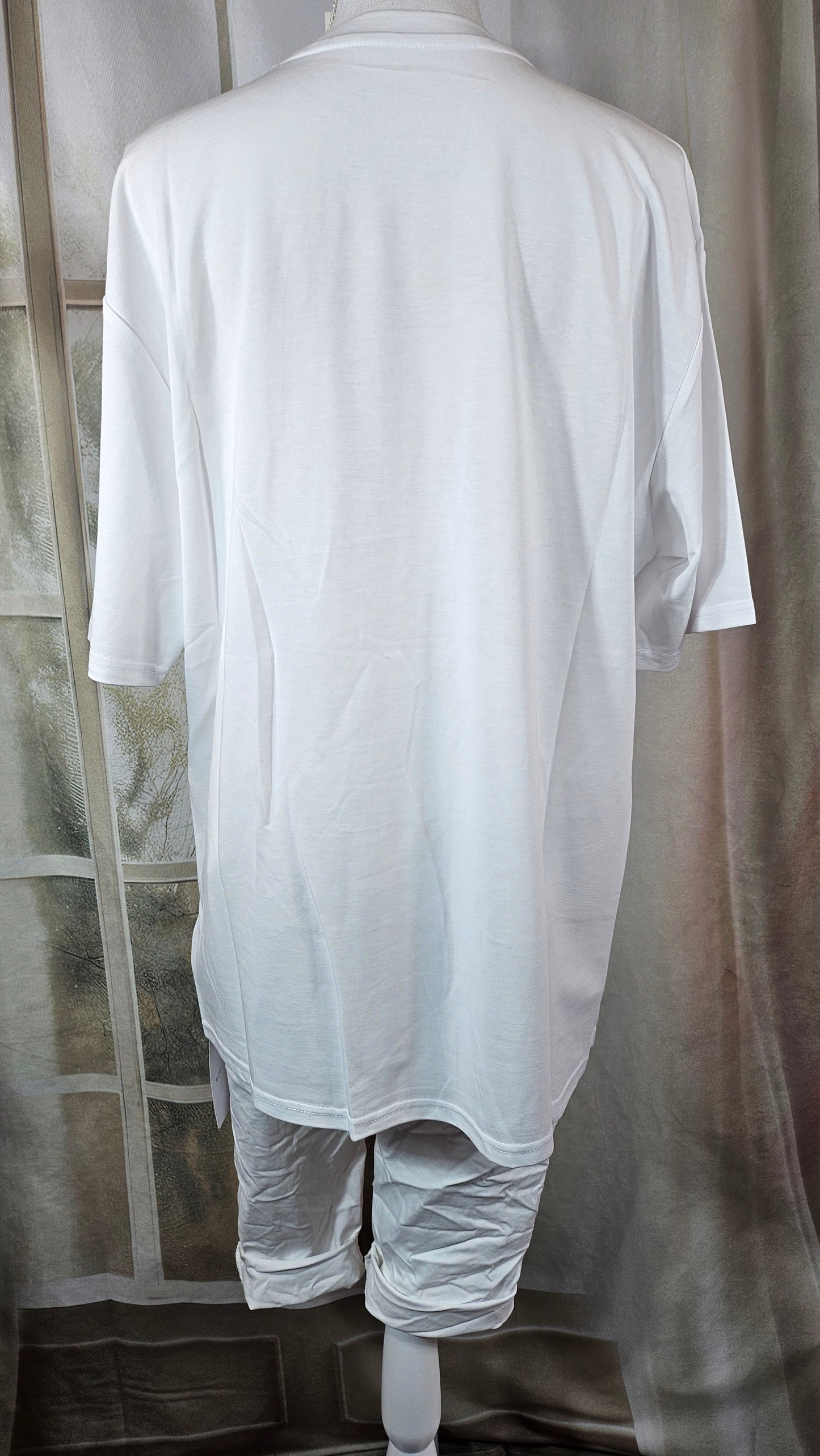 Tshirt weiss "Spongbob", Gr. onesize bis 42/44 von ROSE