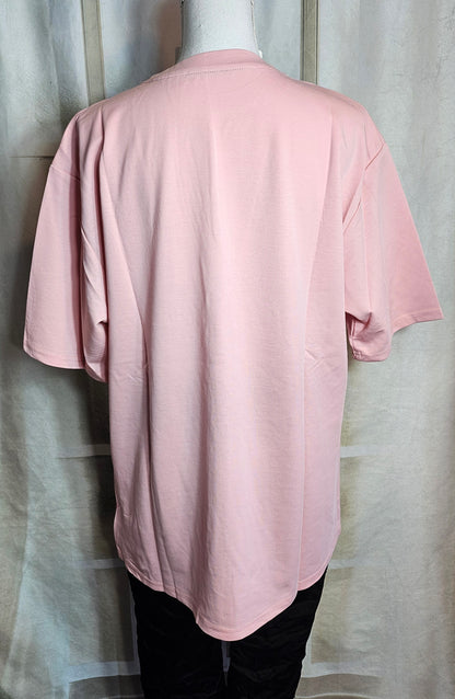 Tshirt weiss "Mickey rosa", Gr. onesize bis 44 von ROSE