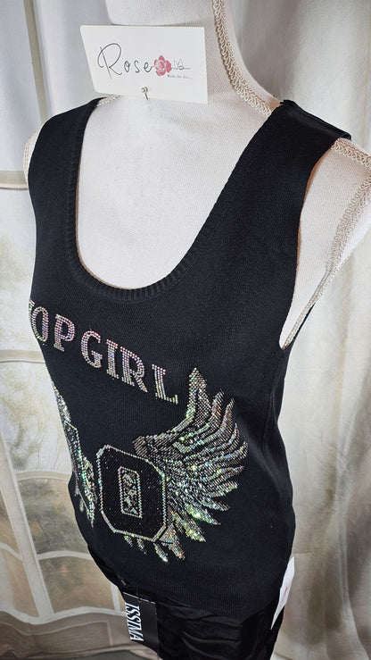 Feinstrick Top "Hop Girl", Gr. onesize bis 42 von ROSE