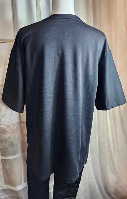 Tshirt grau/schwarz "Mickey Cap", Gr. onesize bis 44 von ROSE