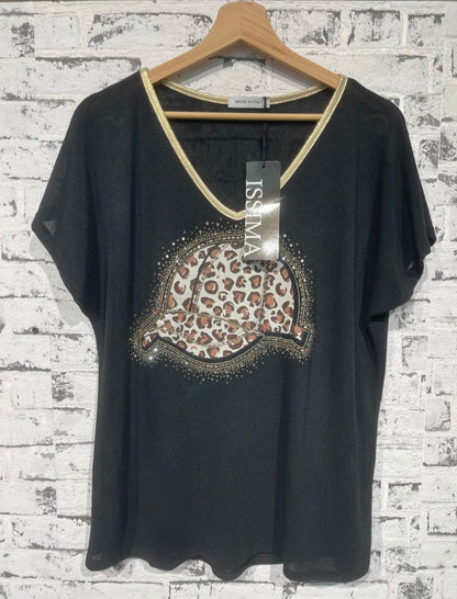 Tshirt "Kappe", Gr. onesize bis 42/44 von ISSIMA