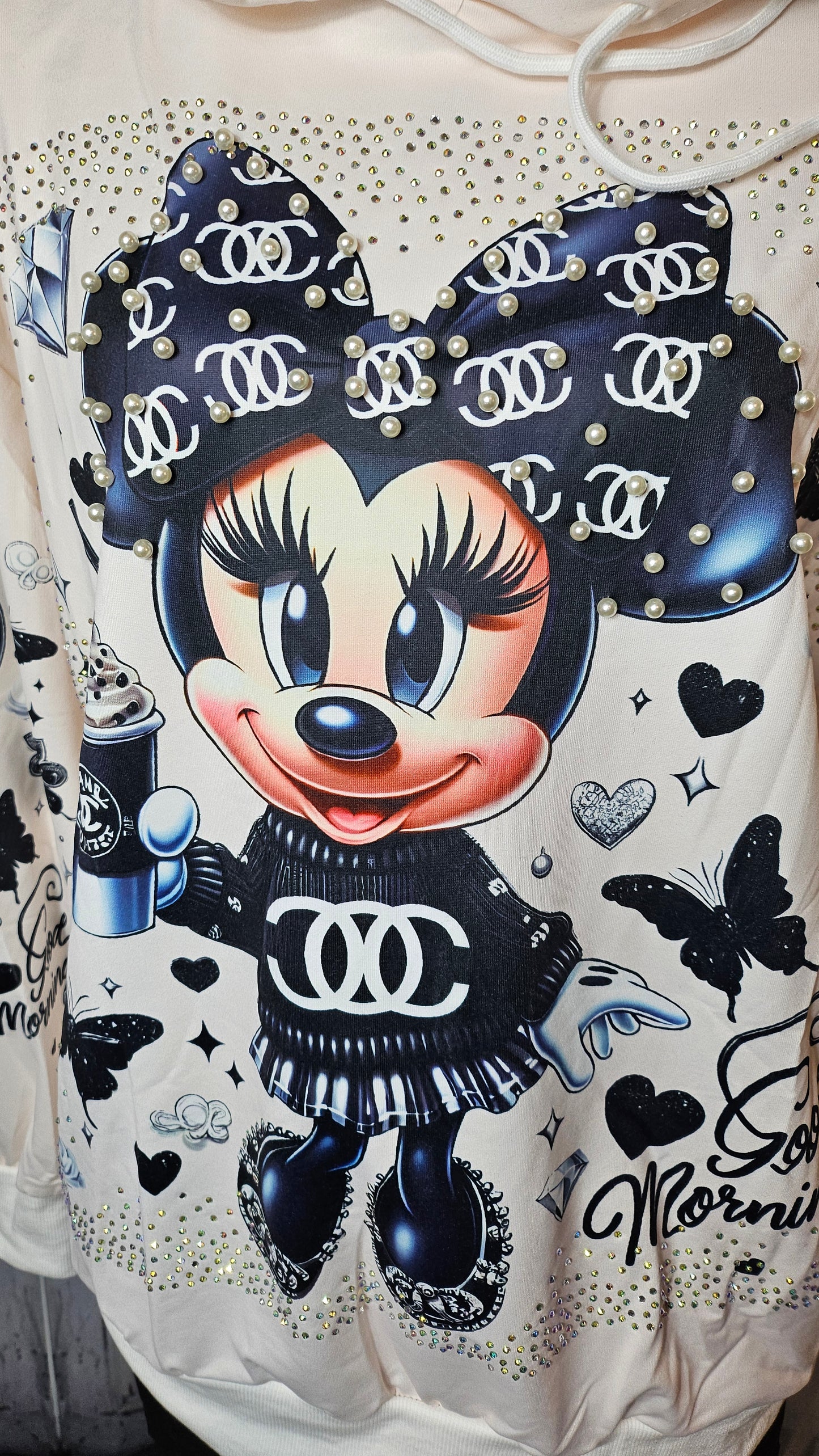 Kapuzenshirt "Minnie CC", Grösse onesize bis 42/44 von ROSE