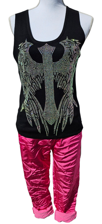 Feinstrick Top "Angelwings", Gr. onesize bis 42 von ROSE