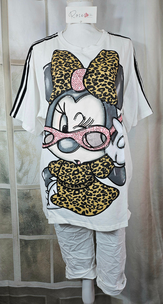 Tshirt weiss "Minnie", Gr. 40 bis 44 von ROSE