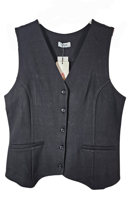 Weste/Gilet schwarz, Grösse S/M & M/L von ROSE