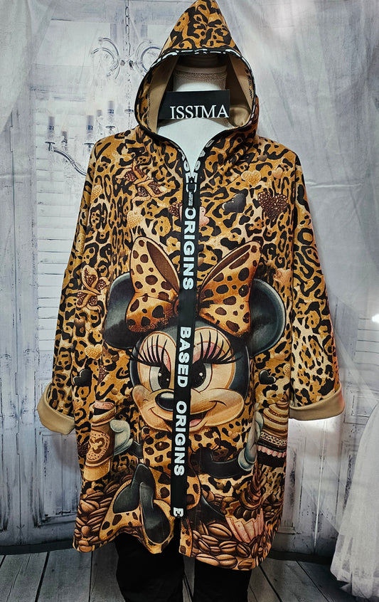 Hoodie (Jäggli) leo mit Minnie, Grösse onesize bis 46