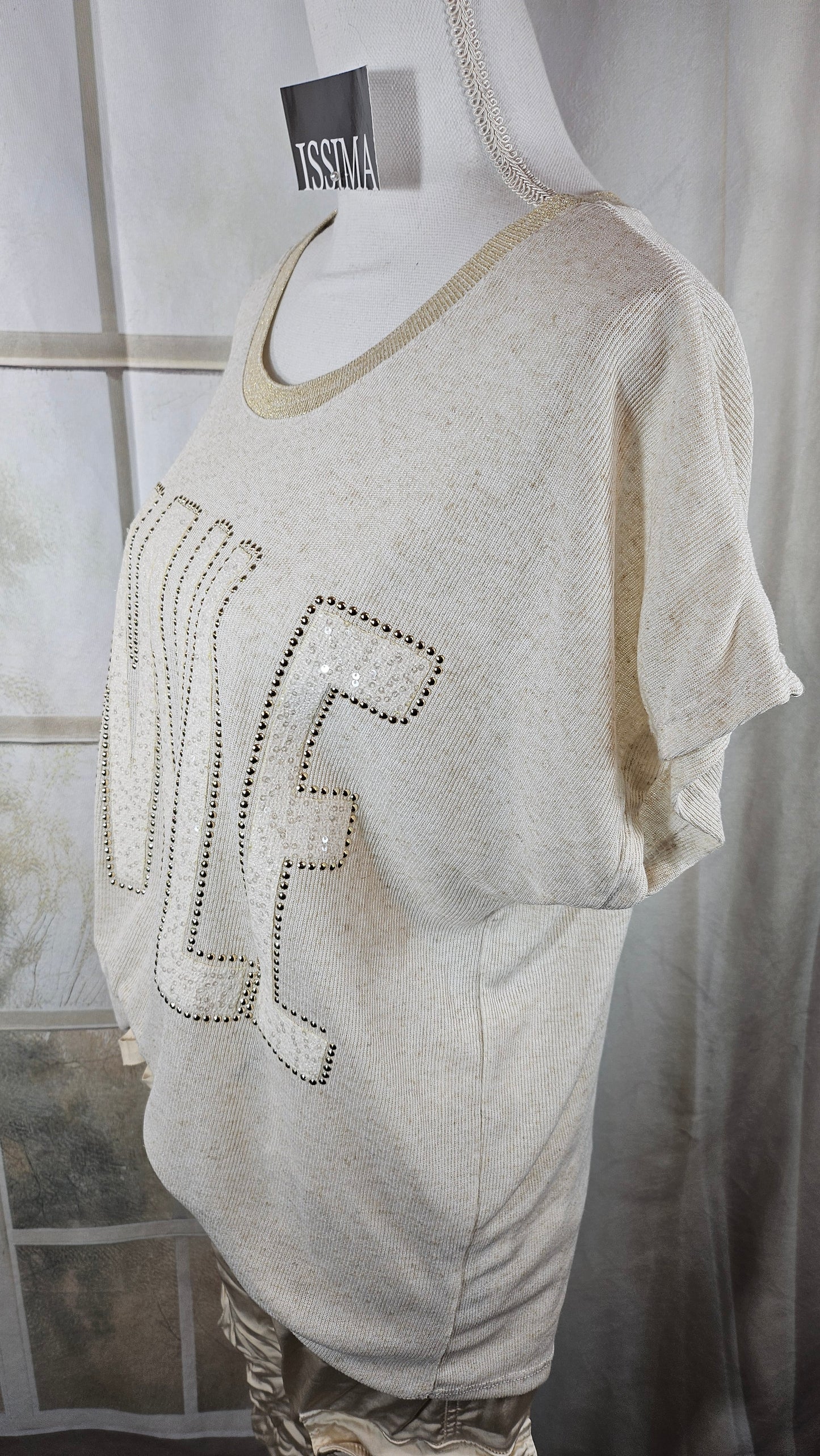 Tshirt "SMILE", Gr. onesize bis 42/44 von ISSIMA