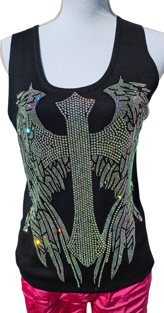 Feinstrick Top "Angelwings", Gr. onesize bis 42 von ROSE