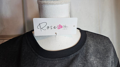 Tshirt grau/schwarz "Mickey Cap", Gr. onesize bis 44 von ROSE