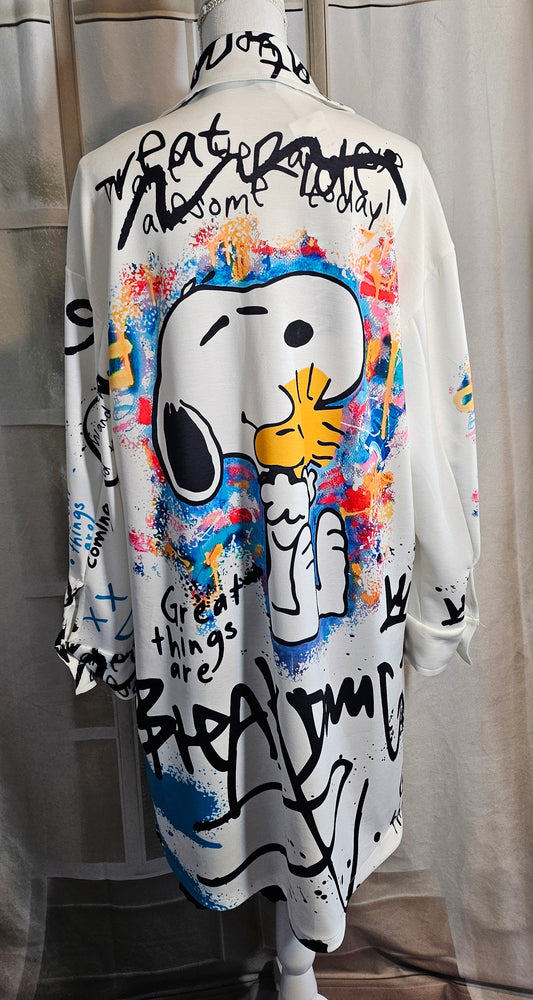 Longbluse "Snoopy", Gr. 40 - 44 von ISSIMA